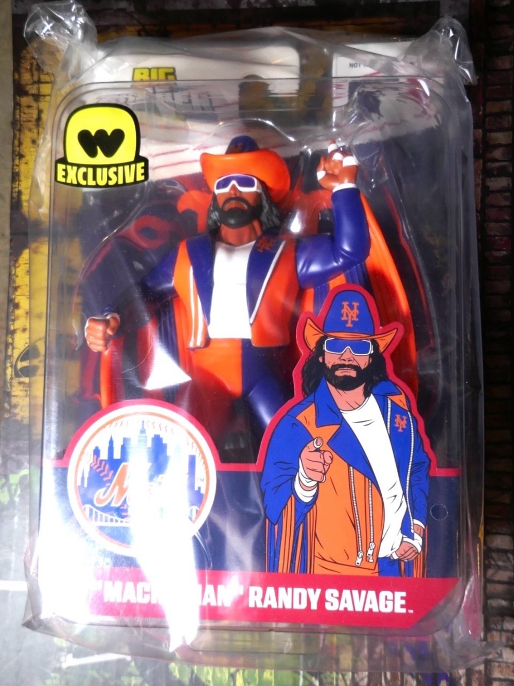 2026 NYCC BIG RUBBER GUYS MACHO MAN RANDY SAVAGE WHATNOT NY METS EXCLUSIVE